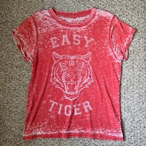 Odd People Easy Tiger Faded Tee
